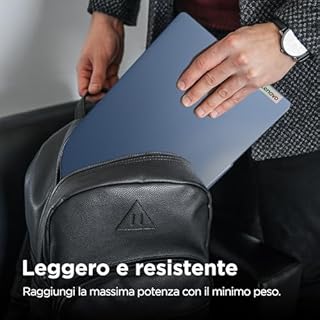 Lenovo IdeaPad Slim 3 Notebook 15,6” FHD (1920x1080), AMD Ryzen 5 7520U, 16GB RAM, 512GB SSD, Grafica Integrata, WiFi 6, Windows 11 Home - Stone Blue