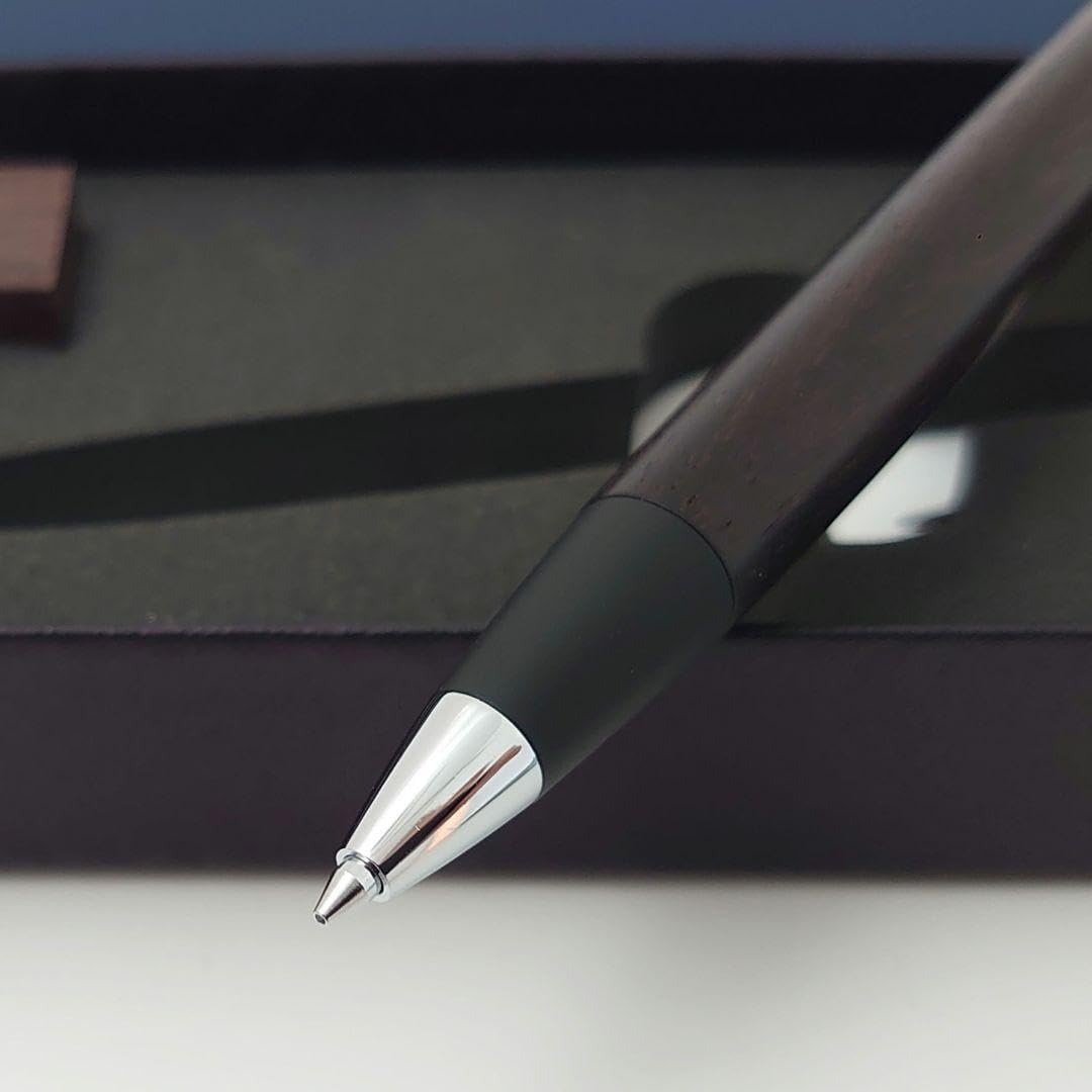 野原工芸インドローズウッド シャープペンシル（旧型シルバー） 野原