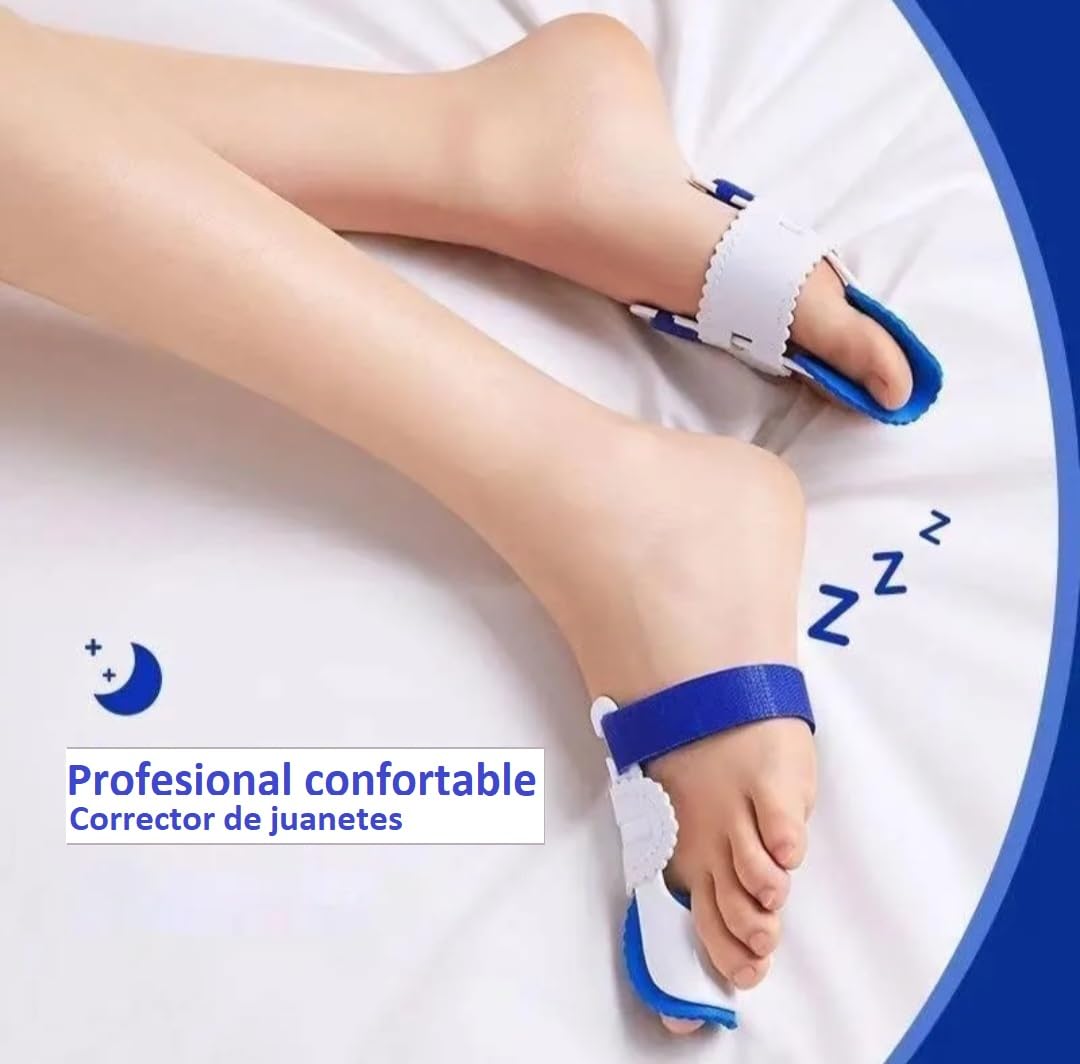 Uncle Yang Zehenspreizer SEBS – 4-teiliges Set (2x Rosa, 2x Blau) Gegen Hallux Valgus & Schmerzen