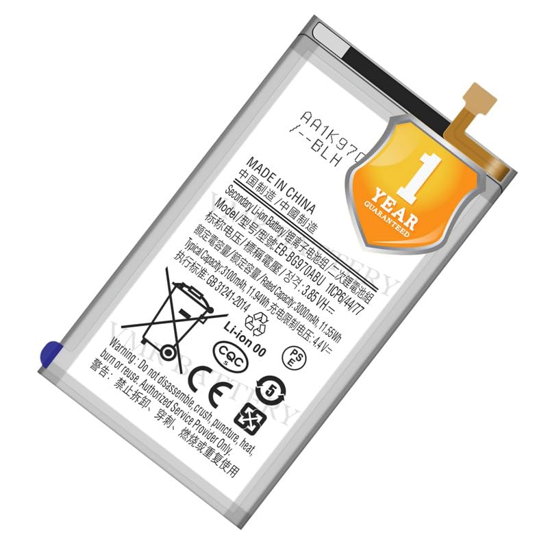 Image of Original EB-BG970ABU Battery Compatible for Samsung Galaxy S10e S10E S10 E (SM-G9700, SM-G970F, SM-G970U, SM-G970W) - (3100mAh) - 1 Year Warranty K7