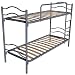 Dolci Sogni Letto A Castello SCOMPONIBILE Argento con Rete A DOGHE 80X190