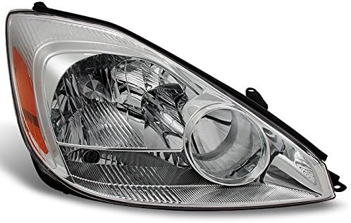 AKKON - For 2004 2005 Toyota Sienna Passenger Right Side Halogen Type Headlight Headlamp Replacement Assembly