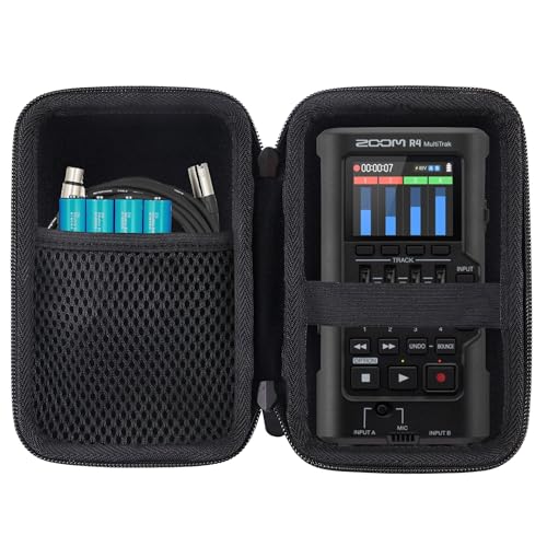 JINMEI Hard EVA Carrying Case Compatible with Zoom R4 MultiTrak 32-Bit Float Recorder/Zoom H4essential 4-Track Handy Recorder Case