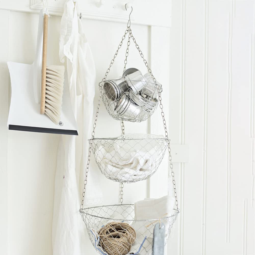4 Chaînes De Suspension Plante 50cm Métal - Crochets Pour Pots, Paniers Et Lanternes