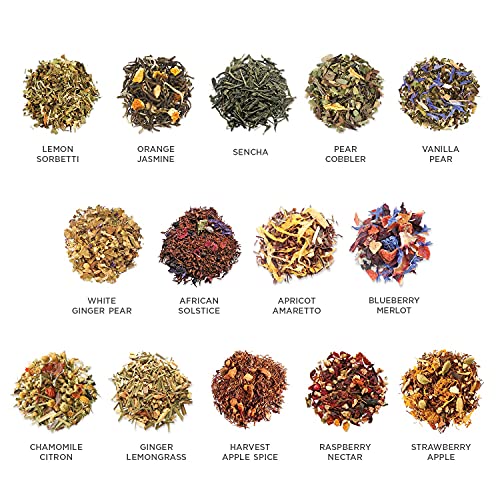image for Tea Forte Single Steeps Loose Leaf Classic Premium Tea Sampler Tea Che