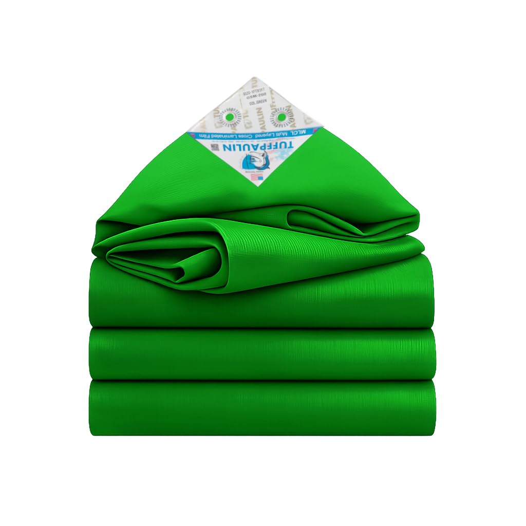 TUFFPAULIN 36FT X 30FT 150 GSM Blue Heavy Duty Tarpaulin Tirpal Tadpatri Tharpai Thadika, Extra Strong, Eyelets, UV Resistant, 100% Waterproof Virgin, 6 Layer MLCL 3D Rib Technology-1 No. — Amazon image 18