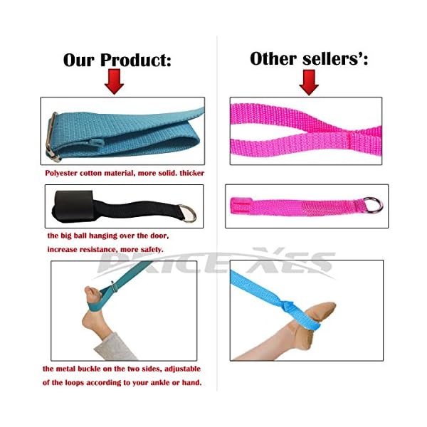 Price-Xes-Leg-Ballet-Yoga-Stretcher-Door-Attachment-Get-More-Flexible-Flexibility-Stretching-Leg-Straps-Great-for-Cheer-Dance-Gymnastics-or-Any-Sport-Trainer-Premium-Stretch-Fitness-Equipment Price Xes Leg Ballet Yoga Stretcher, Door Attachment Get More Flexible, Flexibility & Stretching Leg Straps - Great for Cheer Dance Gymnastics or Any Sport Trainer Premium Stretch Fitness Equipment