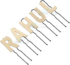 Customized Acrylic Alphabet U Pin Hair Accessories for Woman, Birthday Gifts for Women, Personalize Your Hair Accessories with Your Name or Favorite Letters