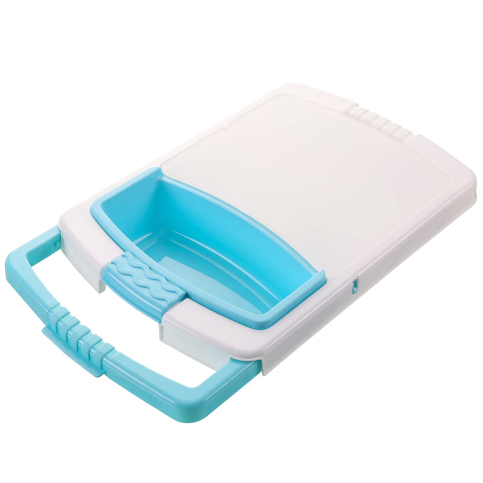 BigTronMultifunctional Chopping Board, Plastic Kitchen Sink Strainer with Stoarge Basket 3 in 1