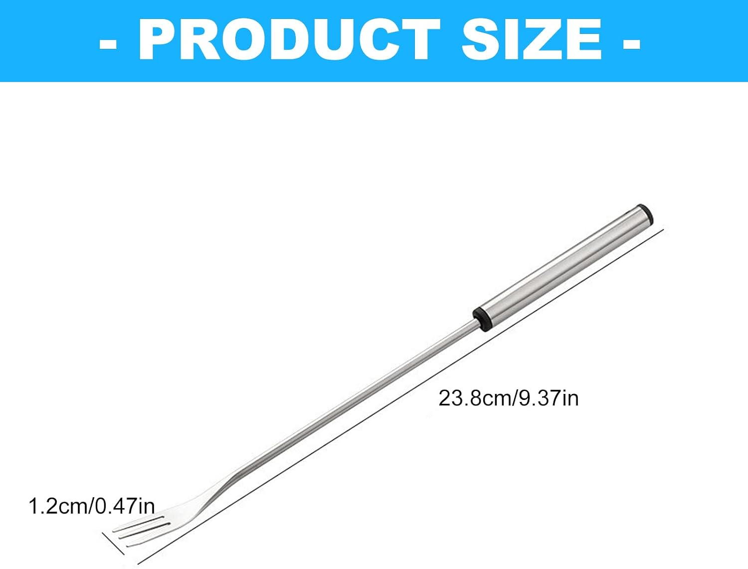 6pcs Stainless Steel Dessert Forks with Comfortable Grip Suitable for Restaurants Picnics and Family Gatherings Rustless Dessert Forks