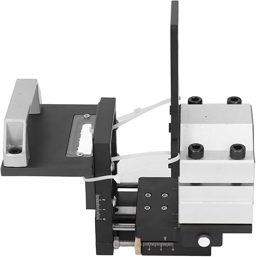Soporte para fresadora de madera, soporte de máquina ranuradora para carpintería, control de alta precisión, color negro con función de rebote para