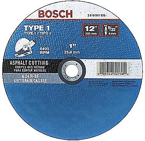 Roues de coupe Bosch CWPS1D1400 en lot de 10 pièces pour asphalte et fonte ductile 35,6 cm