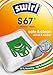 Produktbild Swirl S 67 EcoPor Staubsaugerbeutel (10 Beutel), reißfeste Staubbeutel für einige Siemens & Bosch Staubsauger, im umweltfreundlichen Umkarton, 99,9% Filterung von Hausstaub & allergenem Feinstaub