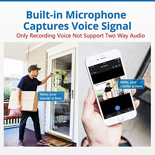 Sannce 5Mp Poe Ip Security Camera For Poe Nvr, 2Pcs Outdoor Weatherproof Cameras With Smart Ir Leds, Night Vision, Motion Detection, One-Way Audio, Work With Alexa #TOP5