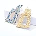 KELMALL Chunky Geometric Rhinestone Dangle Earrings for Women – Bold Rectangle Statement Drop Earrings, Gift-Boxed Fashion Jewelry