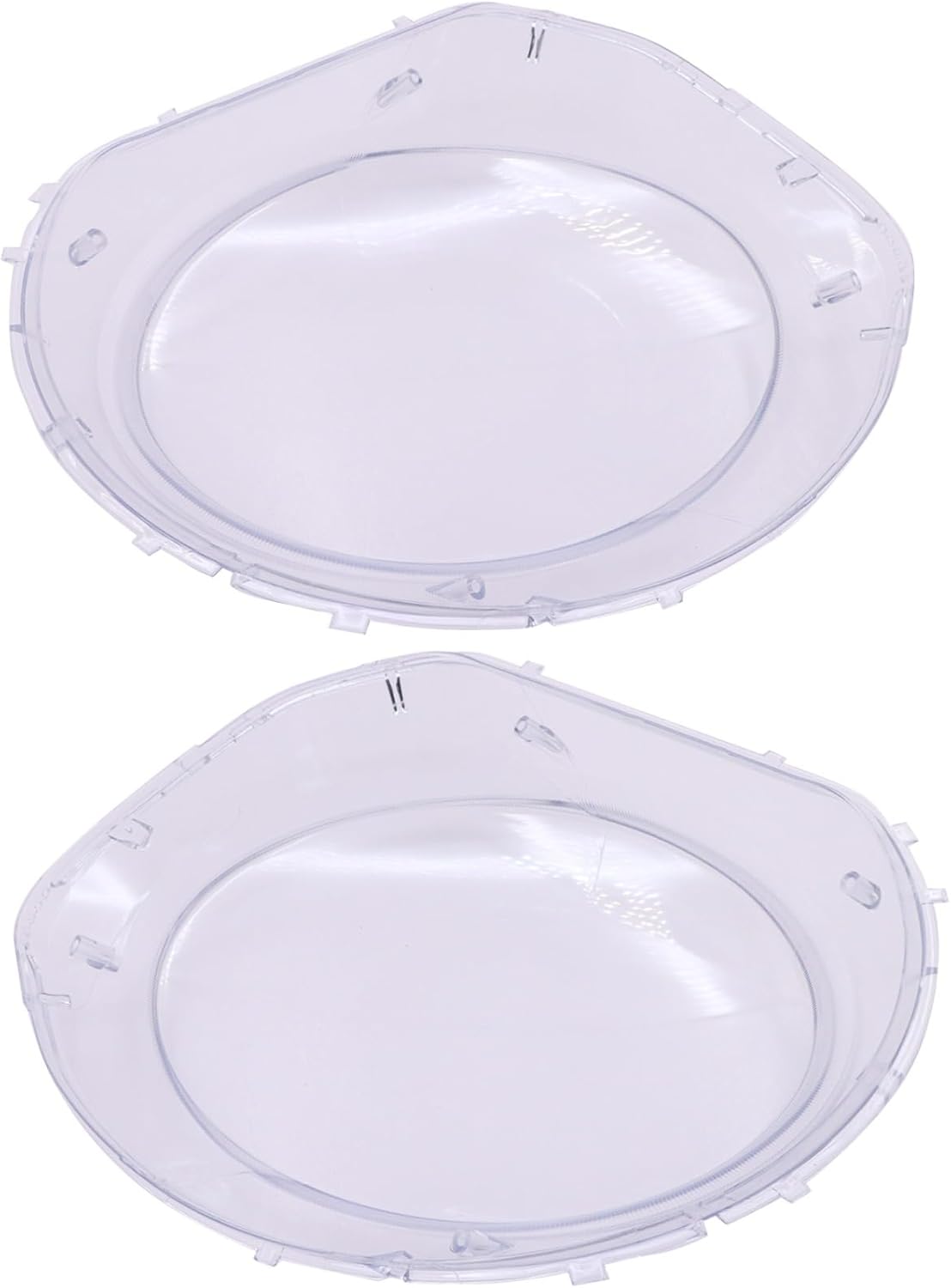XQSMWF Pair Headlight Clear Headlamp Cover Lens + Seal Glue Compatible with Mini Cooper 2007 2008 2009 2010