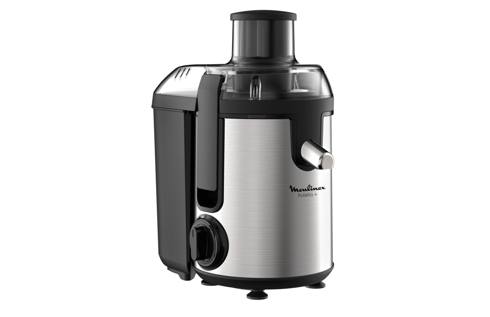 Moulinex - Centrifuga Frutelia in metallo, per frutta e verdura, 2 velocità acciaio inox