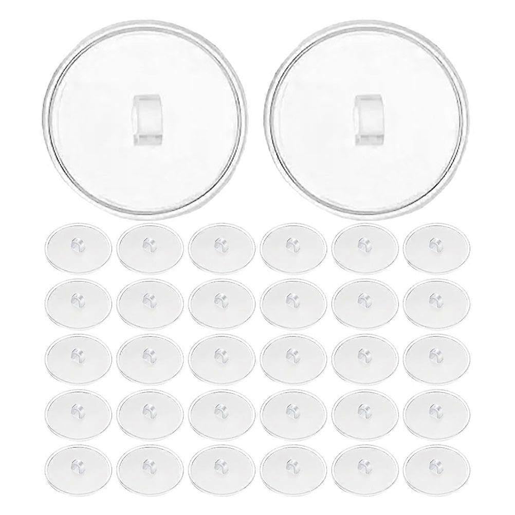 JOYHAPPST 50pcs Self-Adhesive Ceiling Hooks for Hanging Strong Adhesive Ceiling Hooks for Lanterns Plants No-Drill Sticky Hanger (3cm)