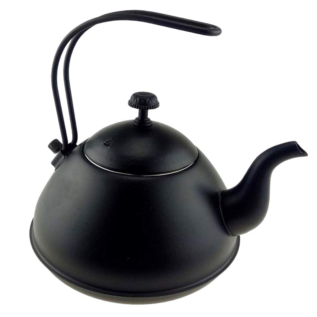 BNF®Stainless Steel Water Coffee Tea Kettle Teakettle Teapot 1.5L Black|Home & Garden | Kitchen, Dining & Bar | Small Kitchen Appliances |1 Piece Tea Kettle