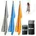 Best Microfiber Outdoor Towel. Compact, Lightweight and Quick Dry. Ultra Absorbent Microfiber Luxury Towel Perfect for Travel, Gym, Camping, Beach, Sports, Bath, Yoga, Swimming Etc. (Blue)