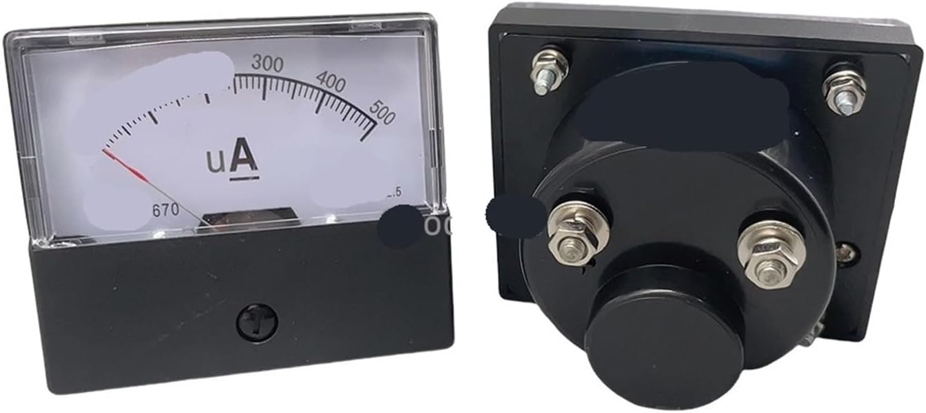 1PCS CQ-670 UA Analog Ammeter 70mm*60mm(100UA)