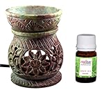  Royal Handicrafts Handcrafted Soapstone Electric Oil Diffuser (Get a 20ml bottle of Aroma Oil Complimentary)