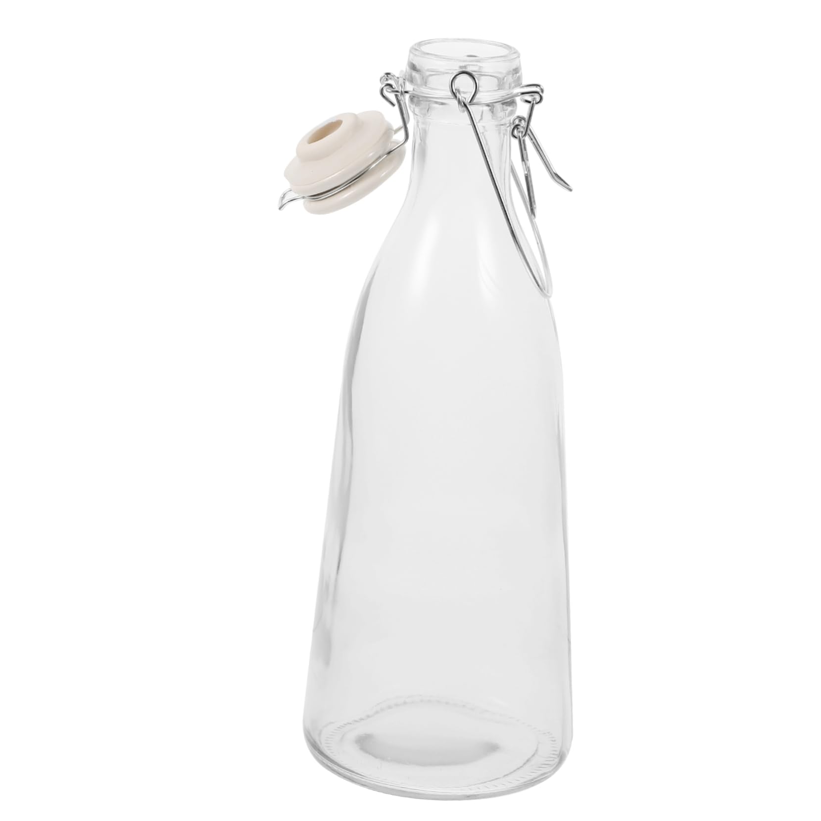 Alipis Glasflasch mit Verschluss, Trinkflaschen aus Glas, Oktoberfest Deko
