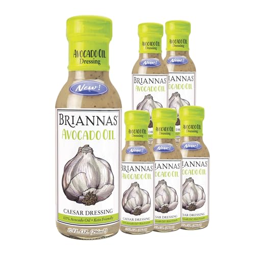 BRIANNAS - Avocado Oil Caesar Dressing - Nutrient Rich, Keto