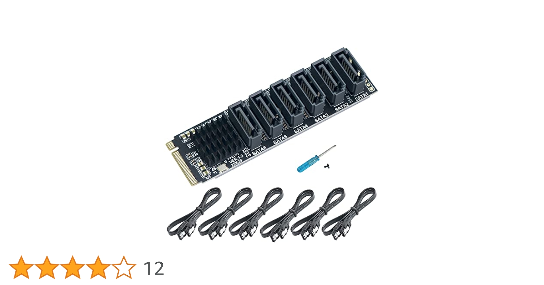 Amazon.co.jp: Trotwei Blue M.2 NVME M キーからSATA 6ポート