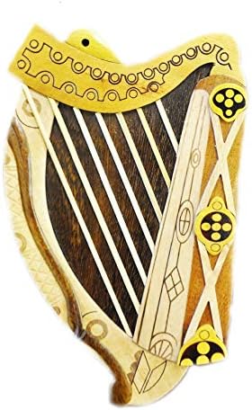 Royal Tara Celtic Wall Carving Irish Harp Plaque?