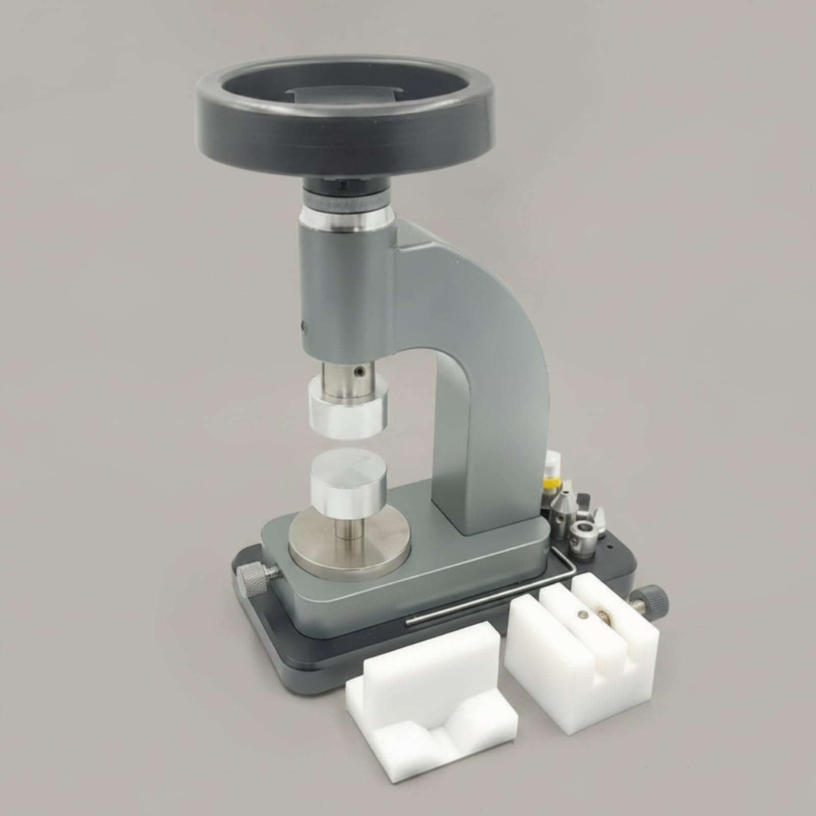 Milageto Pressa Apricasse Orologi Uso Manuale Pressa Chiudicasse Orologi Adattabile Strumento da Riparazione per Officina, Laboratorio, Verde