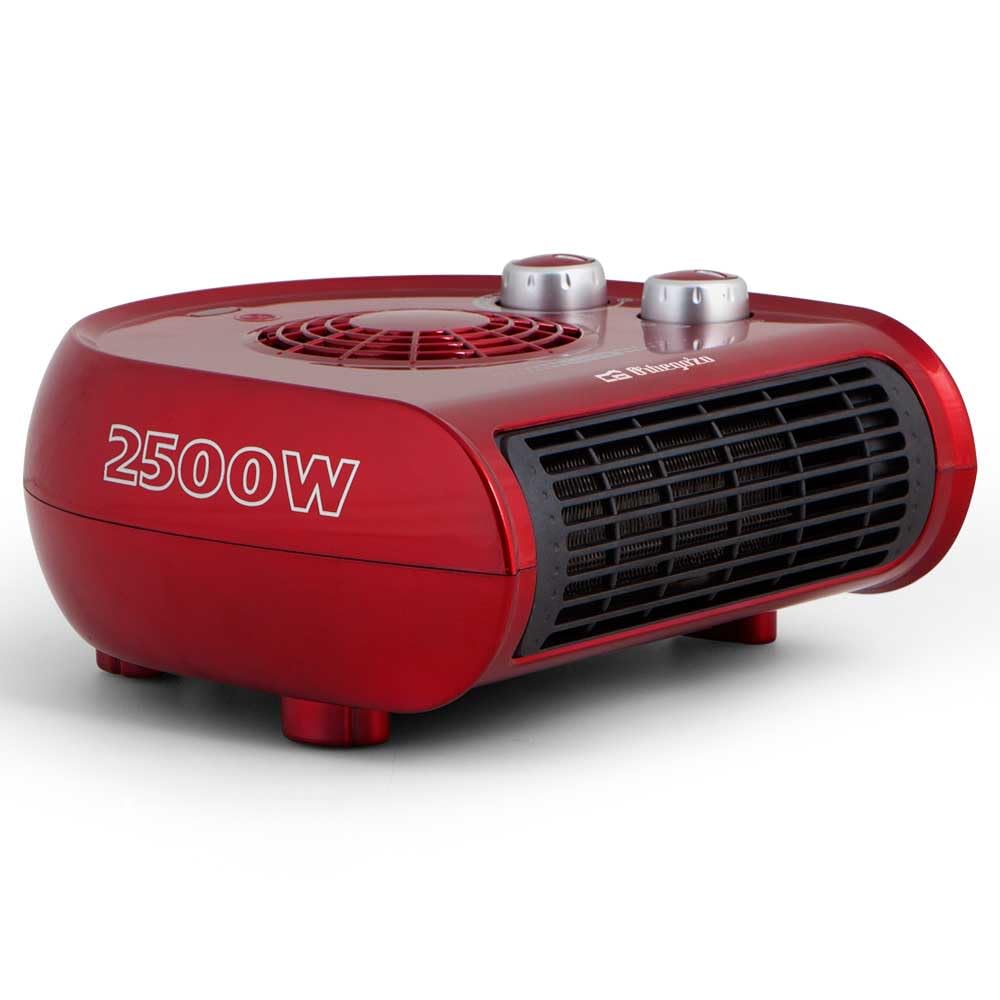 Orbegozo FH 5024 – Riscaldamento a 2500 W, funzione Ventola, Termostato rosso