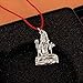 Spiritual Hanuman locket Premium Religious Handmade Pendant with Chain For Men Women (Shiv Ji Silver)