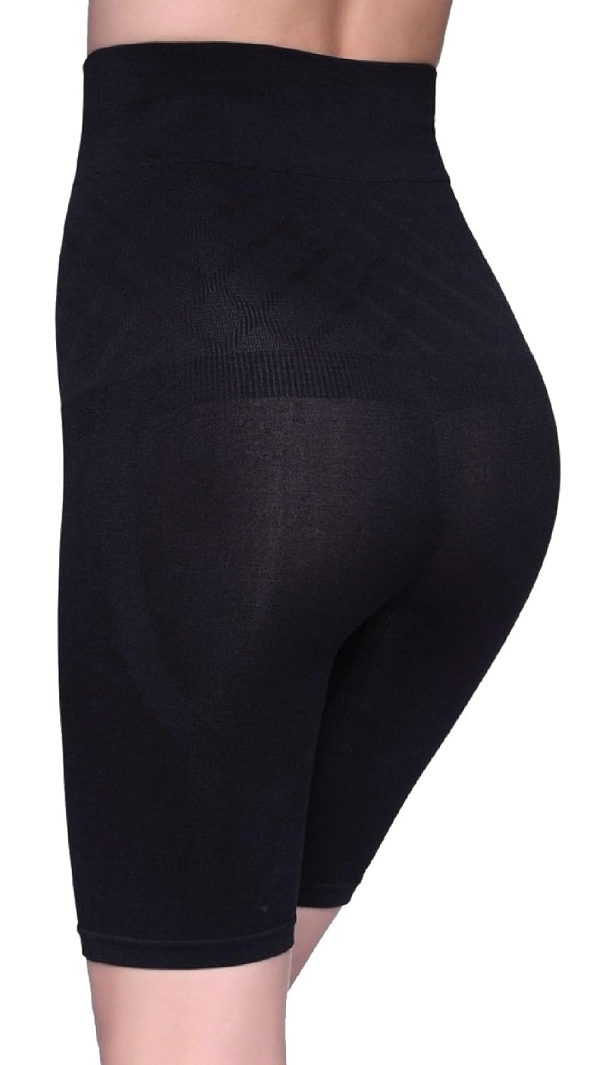 Fshway High-Waisted Control Panties, 4-in-1 Shaper-Tummy,Back,Thighs,HIPS-Effective Seamless Tummy Tucker Women Shapewear,Tummy-Control Leggings Black 4