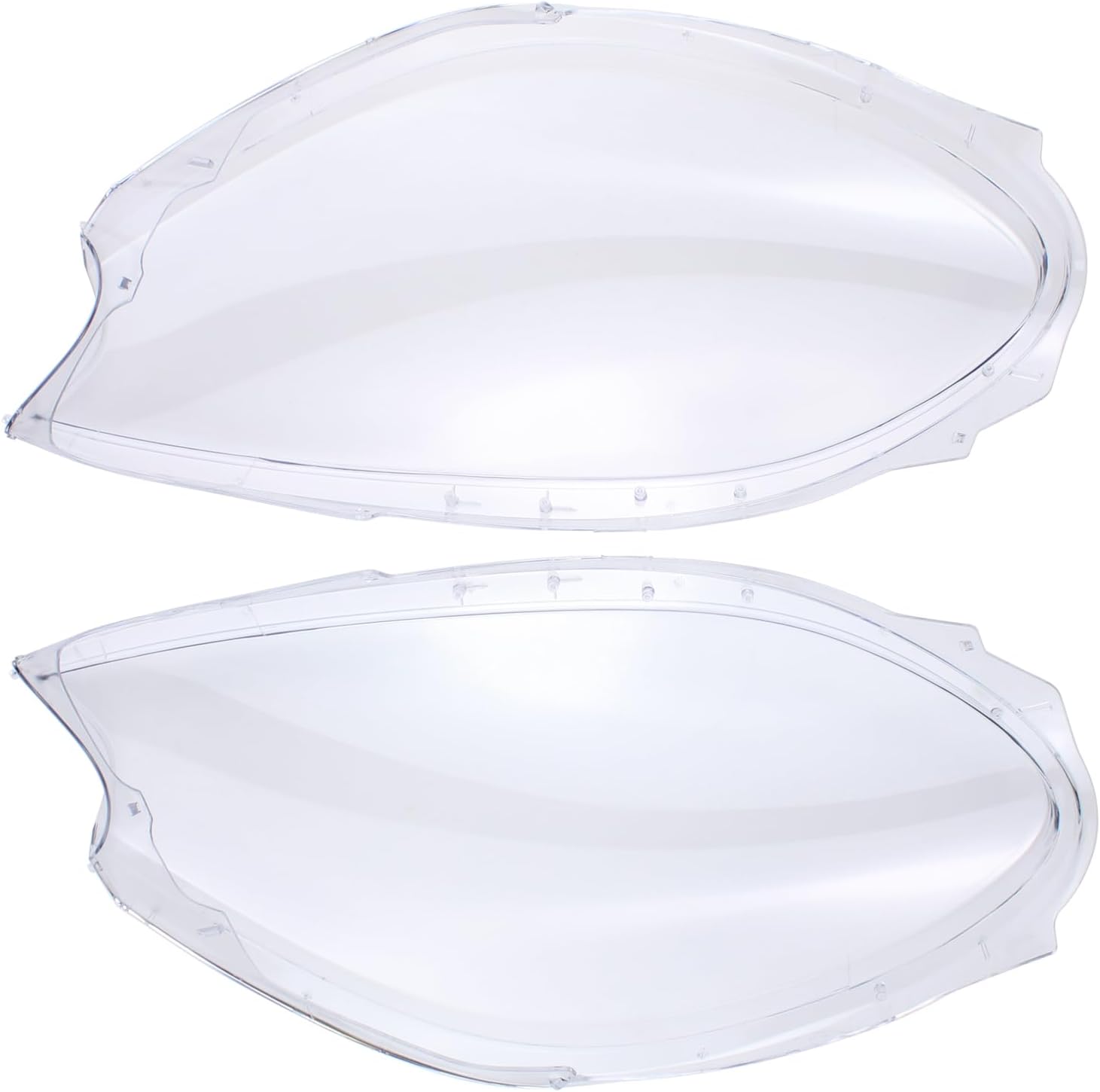 2Pcs Front Driver and Passenger Side Headlight Lens Cover for Porsche Macan 2014-2018