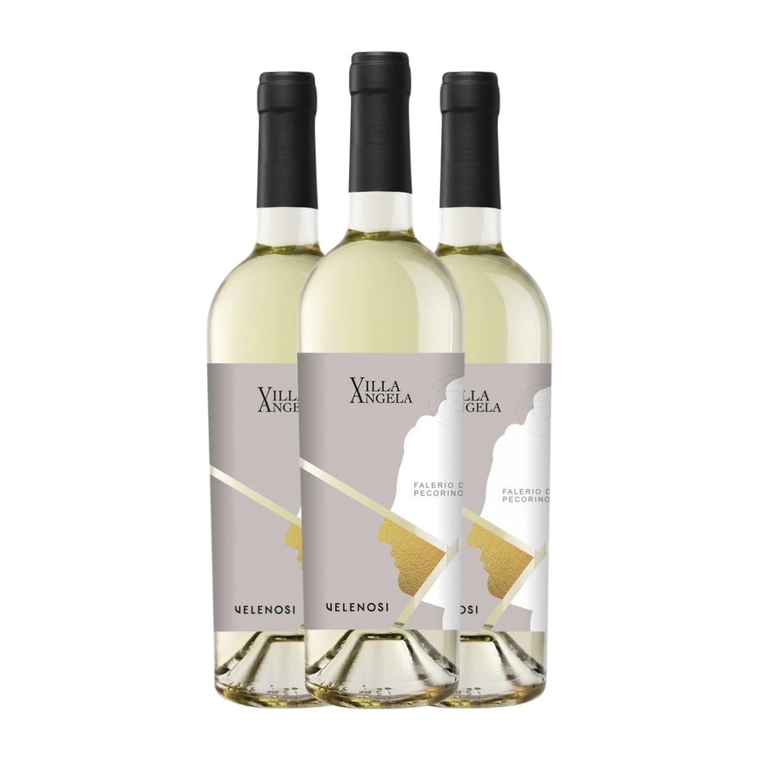 Velenosi Pecorino Falerio 75 cl Weißwein (Karton mit 3 Flaschen von 75 cl)