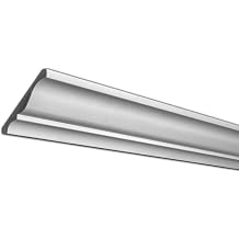 Outwater 5-1/8 inch x 3-3/4 inch x 3-3/4 inch x 96 inch Crown Moulding, 5 Pack, Primed White
