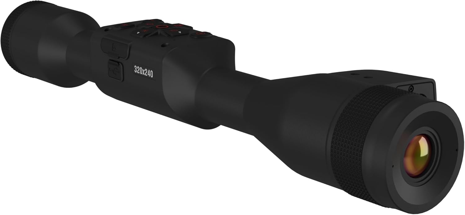 ATN Thor 5 LRF Smart HD Thermal Scope w/Ultra Sensative Gen 5 Sensor, Video Rec, Ballistic Calculator, RAV