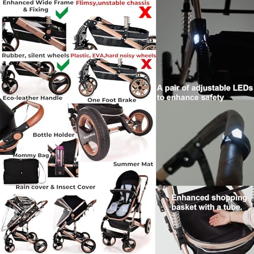Bayobay 3 in 1 Travel System