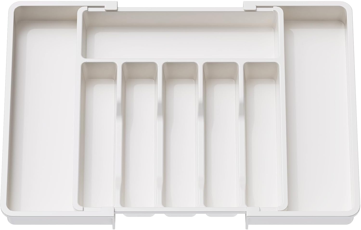 Organizador de cubiertos con tapa, caja de almacenamiento de utensilios
