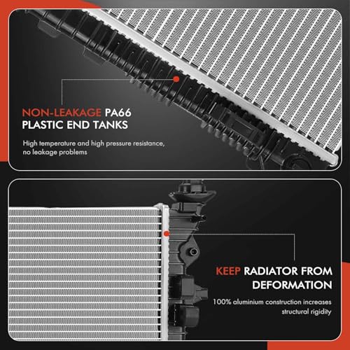 A-Premium Engine Coolant Radiator Assembly Compatible with Dodge Model by A-Premium - Used condition - Image 6