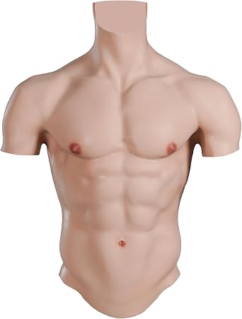 Cyomi Silicone Muscle Chest Realistic Male Chest Plate Muscle texture Simulation skin silicone Muscle Chest Suit