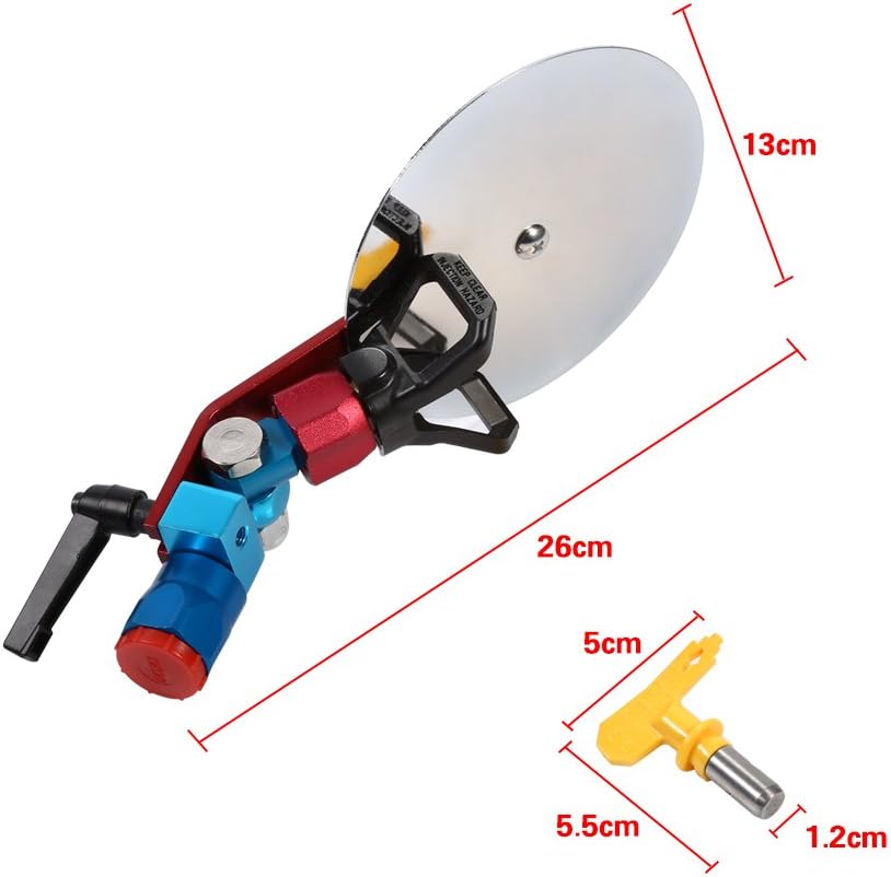 Universal Spray Guide Accessory Tool with 315 Airless Paint Sprayer Head 7/8inch