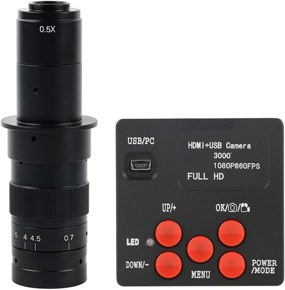 Lab Microscope Replacement Parts 30MP 1080P Industrial Video Microscope Camera C-Mount