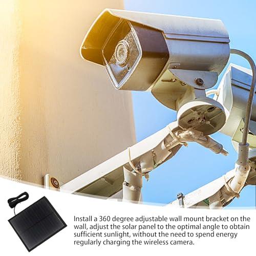 Carregador solar de campainha Ring | Carregador solar de anel de 10 W para campainha, carregador de