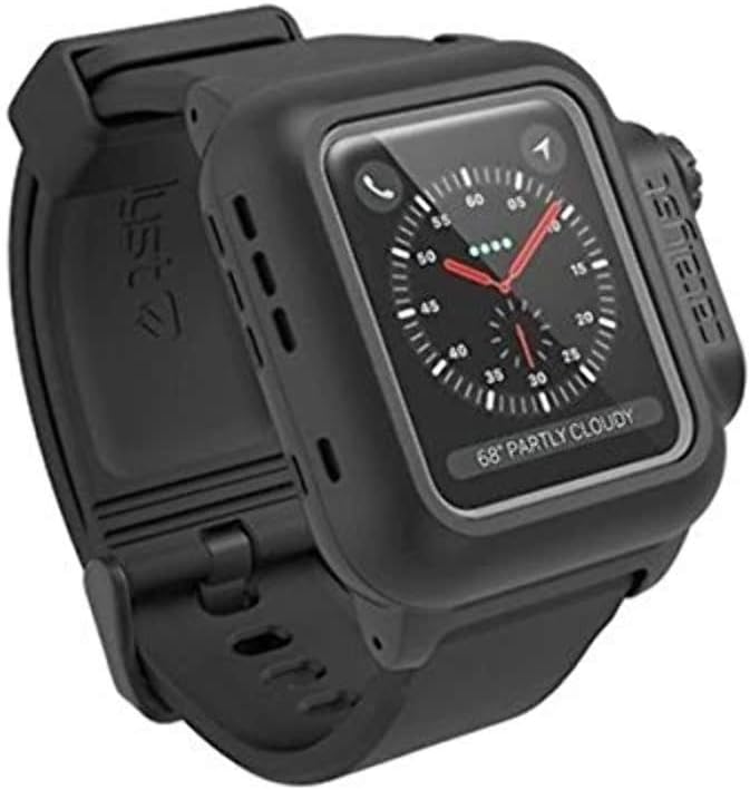 Catalyst - Custodia Impermeabile Antiurto per Apple Watch 38 mm Serie 3 (Nero Azione furtiva) Catalyst - Custodia Impermeabile Antiurto per Apple Watch 38 mm Serie 3 (Nero Azione furtiva)