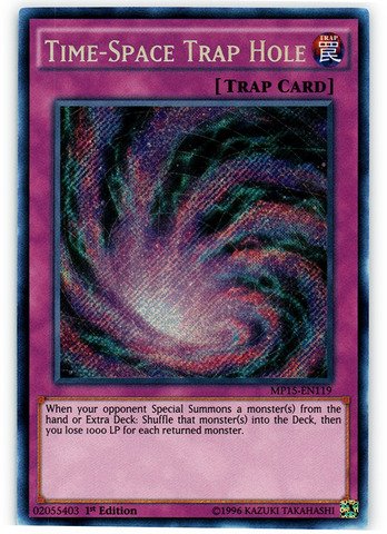 Amazon.com: YU-GI-OH! - Time-Space Trap Hole (MP15-EN119) - Mega Pack 2015  - 1st Edition