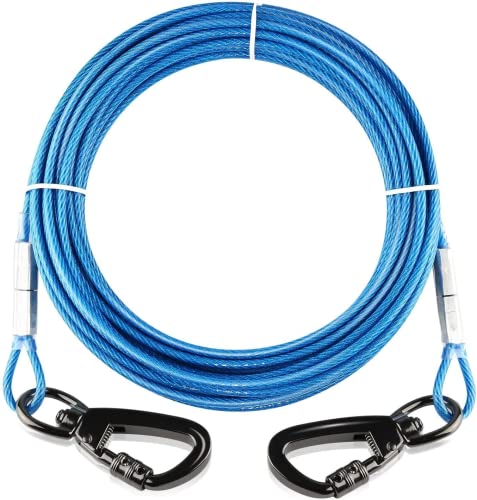 係留ケーブル ワイヤーリード 係留リード 12m 最新カラビナフック