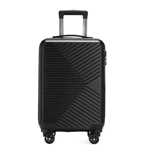 Mala Viagem Bordo Mão Rígida 360° Resistente 10kg (Preta)
