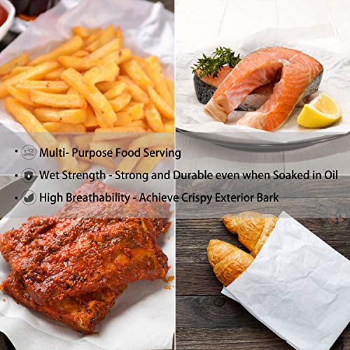 Yrym Ht White Kraft Butcher Paper Roll -18 Inch X 2100 Inch (176 Ft) Food Grade White Wrapping Paper For Meats Of All Varieties - Unbleached Unwaxed And Uncoated #TOP4